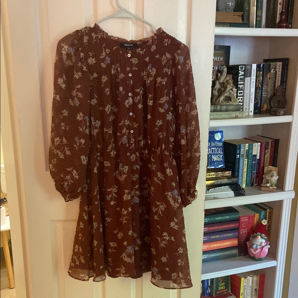 Madewell Rust Floral Dress